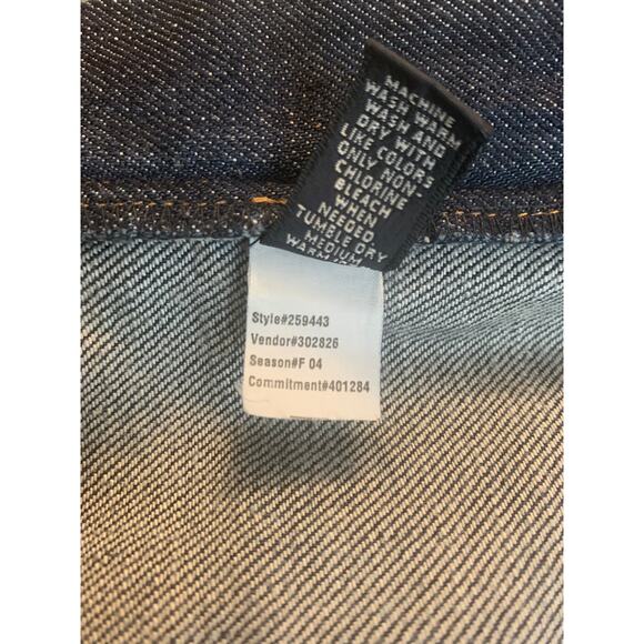 Banana Republic Vintage Y2K Denim Jean Skirt Women's Stretch Size 14 Classic - Picture 6 of 7